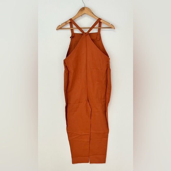 The Sunday Collective Kids 12-13 yrs Jumpsuit Overall Linen/Cotton Blend Argile - Picture 6 of 9